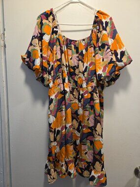 NWOT Womens Spring Summer Jodiful Floral Dress Like New Beautiful 1x
